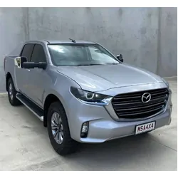 MSA Towing Mirrors to suit Mazda BT50 (09/2020-Current) - Chrome, Electric, Heated, Indicators, Blind Spot Monitoring