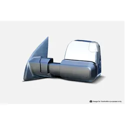 MSA Towing Mirrors (Chrome, Electric, Indicators, Blind Spot Monitoring, Powerfold) To Suit Mazda BT50 09/2020 - Current