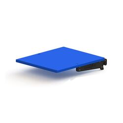 Clearview Small Blue Clip-on Tray - Tray Surface Dimensions 454mm (L) x 390mm (W) - Only compatible with MSA Drop Slides (all models)