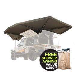 Tuff Terrain 270 LHS Free Standing Awning With Dimmable LEDs