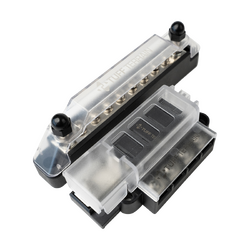 Tuff Terrain Fuse Block 4 Way Positive & 100A 10 terminal Negative Bussbar Bundle