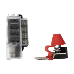 Tuff Terrain MRBF Terminal Fuse Block & 4-Way Positive Fuse Block Bundle