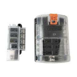 Tuff Terrain Fuse Block 4 Way Positive & 6 Circuit ST Blade Fuse Block Bundle