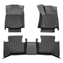 3D Floor Mats For Toyota Hilux N80 2016-Onwards Automatic Models Only