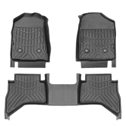 3D Floor Mats For Holden Colorado Dual Cab 2012-2020