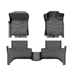 3D Floor Mats For Mitsubishi Triton MR 2019-Current Dual Cab w/ electric seats