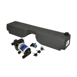 Tuff Terrain Poly Footwell Water Tank 40 Litre & Seaflo RV Supreme MK2 12v Water Pump Bundle