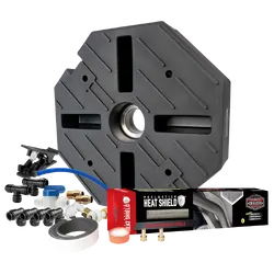 Tuff Terrain Spare Wheel Underbody Water Tank - 62L With Heat Shield & John Guest fitting kit