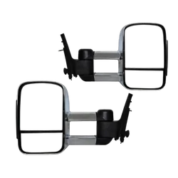 Extendable Towing Mirrors For Toyota Prado 150 Series 2009-2016 - Chrome