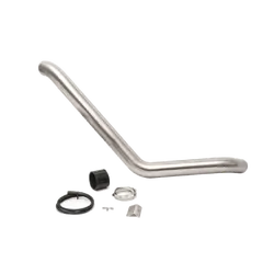 Seamless Stainless Snorkel For Toyota LandCruiser 76/78/79 Series (VDJ Motor) - Polished Steel