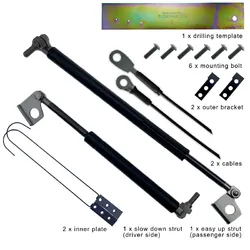 Tuff Terrain Tail Gate Assist Kit To Suit Nissan Navara - NP300 MY19 2014-2020 (pre facelift)