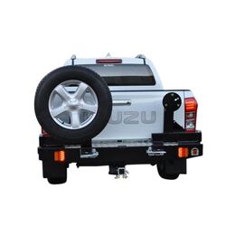 Twin Rear Spare Wheel Carrier to Suit Isuzu D-Max 06/2011-Onwards