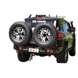 Twin Rear Spare Wheel Carrier to Suit Toyota FJ Cruiser