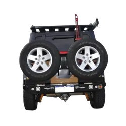Twin Rear Spare Wheel Carrier to Suit Jeep Wrangler