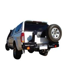 Twin Rear Spare Wheel Carrier to Suit Nissan Navara D40 4WD Well Body Only