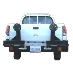 Twin Rear Spare Wheel Carrier to Suit Mitsubishi Triton ML 4WD 07/2006-07/2009