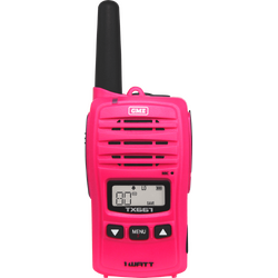 1 Watt Uhf Cb Handheld Radio - Twin Pack - Mcgrath Foundation Pink