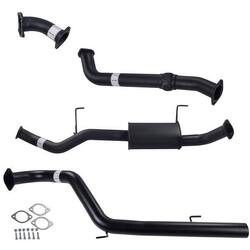Turbo Back Carbon Offroad Exhaust Hotdog No Cat For Fits Toyota Landcruiser 100 Series Hd100R Wagon 4.2L 3" *Dts* 