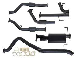 3" Turbo Back Carbon Offroad Exhaust With Cat & Muffler For Fits Toyota Landcruiser 200 Series 4.5L 1VD-FTV 07 -10/2015 