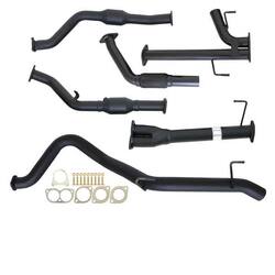 3" Turbo Back Carbon Offroad Exhaust With Cat & Pipe For Fits Toyota Landcruiser 200 Series 4.5L 1VD-FTV 07 -10/2015