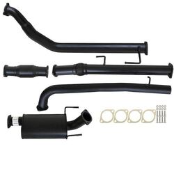 3" Turbo Back Carbon Offroad Exhaust With Cat & Muffler For Fits Toyota Hilux Kun16/26 3L 1KD-FTV D4D 2005 - 9/2015 