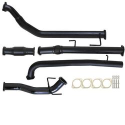 3" Turbo Back Carbon Offroad Exhaust With Cat & Pipe For Fits Toyota Hilux Kun16/26 3L 1KD-FTV D4D 2005 - 9/2015 