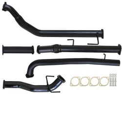 3" Turbo Back Carbon Offroad Exhaust With Pipe Only For Fits Toyota Hilux Kun16/26 3L 1KD-FTV D4D 2005 - 9/2015 