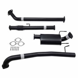 3" #Dpf# Back Carbon Offroad Exhaust With Muffler Only For Fits Toyota Hilux Gun122/125R 2.4L 2Gd-Ftvtd 2017>