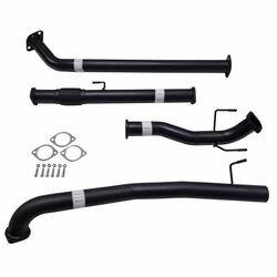 3" #Dpf# Back Carbon Offroad Exhaust With Pipe Only For Fits Toyota Hilux Gun122/125R 2.4L 2Gd-Ftvtd 2017>
