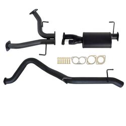 3" # Dpf Back # Carbon Offroad Exhaust With Muffler For Fits Toyota Landcruiser 200 Series 4.5L 1Vd-Ftv 10/2015>