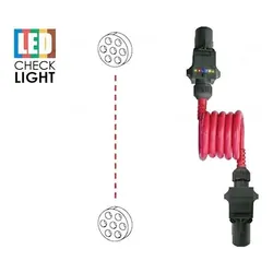 TAG Pulse 7P Small Socket-7P Small Socket 1m Coil