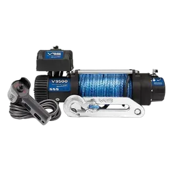 VRS 9500LB Synthetic Rope Winch