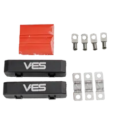 Midi Fuse Kit Inline 175 AMP 2 Holder 3 Fuses 4 Terminals 4 Heatshrink