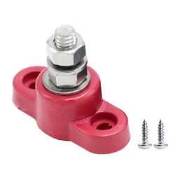 VES Red Surface Mount Stud M10 - 100amp Rated @12V