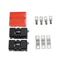 Midi Fuse Kit 20 AMP 2 Holder 3 Fuses 4 Terminals 4 Heatshrink