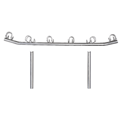 Viper D.I.Y. Viper Universal 6 Way Rod Rack - For Bait Board
