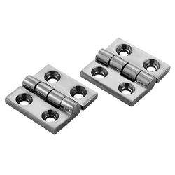 Viper Heavy Duty S/S Polished Hinges 38mm X 38mm Pair