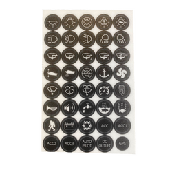 Viper Elite Series 20 Amp Switch Sticker Kit