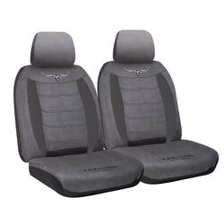 RMW SUEDE VELOUR SEAT COVERS GREY 30