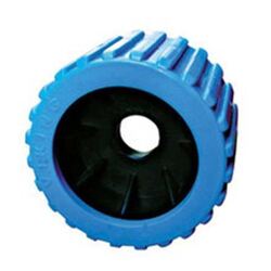Blue Ribbed Wobble Roller 22mm Bore