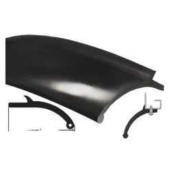 75mm Rubber Wheel Arch Flares - 2 Wheel Set