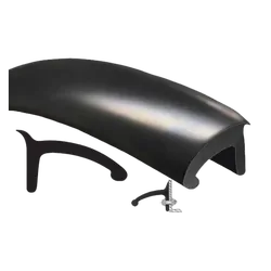 75mm Side Wall Rubber Wheel Arch Flares - 2 Wheel Set