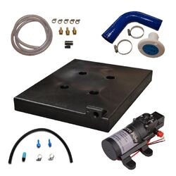Poly Water Tank 80L Under Tray and Pump Kit