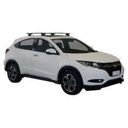 Yakima ThruBar 120cm Silver Pair (S16Y) To Suit Honda HR-V 5dr SUV /2015-05/2022