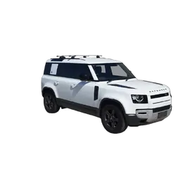 Yakima ThruBar 135cm Silver Pair (S17Y) To Suit Land Rover Defender 110 08/2020-/On