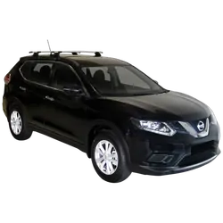Yakima ThruBar 120cm Silver Pair (S16Y) To Suit Nissan X-Trail 5dr SUV /2014-12/2022