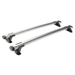 Yakima ThruBar 120cm Silver Pair (S16Y) To Suit Suzuki S-Cross 5dr SUV 10/2022-/On