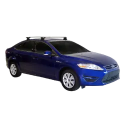 Yakima ThruBar 120cm Silver Pair (S16Y) To Suit Ford Mondeo 5dr Hatch /2010-/2014