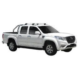 Yakima FlushBar 100cm Silver Pair (S6Y) To Suit Great Wall Steed Double Cab /2016-/2020