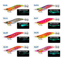 Yo-Zuri Aurie Q Search Double Glow 105mm 3.0 Squid Jigs
